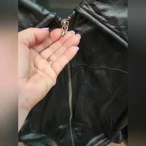 Men's 1X M. Julian Leather Jacket Black - Picture 2 of 9